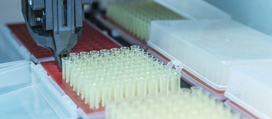 Automated liquid handling for long-fragment assembly (photo)