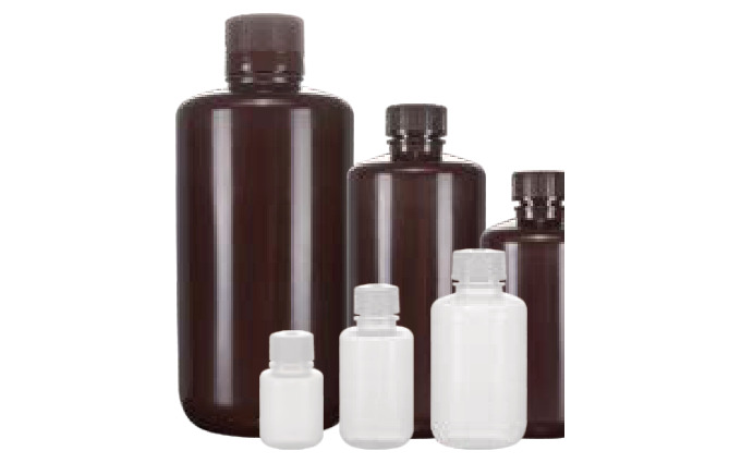 Narrow-mouth reagent bottles (photo)