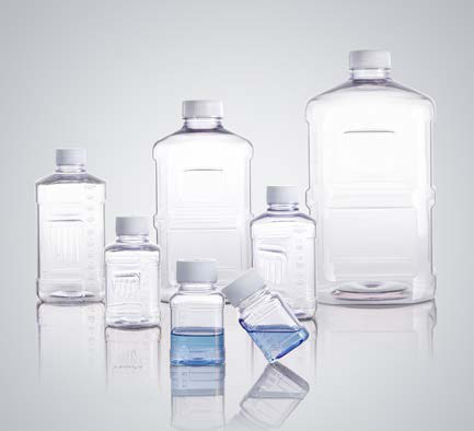 Square PC bottles 150 – 10,000 mL (photo)