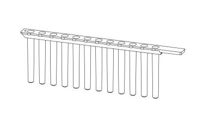 12-well tip comb